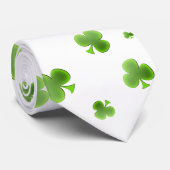 Cravate trèfle irlandais (Roulé)