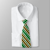 Cravate Trèfle Rayures Irlandaises St. Patrick's Day (Attaché)