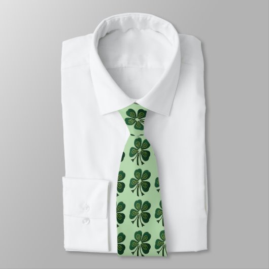 Cravate Trèfle vert (Attaché)