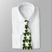 Cravate Trèfles 3-Leaf verts (Attaché)