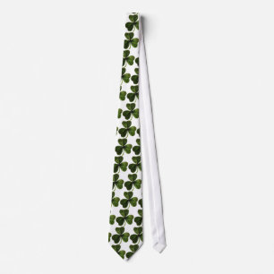 Cravate Trèfles 3-Leaf verts