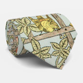 Cravate Trellis par William Morris, textile de jardin vint (Roulé)