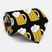 Cravate Trémie givrée de barre de tasse de bière (Roulé)