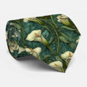 Cravate Trendy Christmas Gift For Dad Calla Lilies (Roulé)