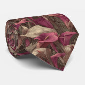 Cravate Trendy Fathers Day Gift Calla Lilies Floral (Roulé)