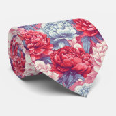 Cravate Trendy Gifts For Dad Peonies (Roulé)