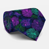 Cravate Trendy Gifts For Father Tropical Flower (Roulé)