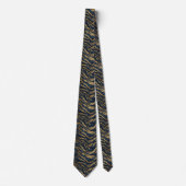Cravate Trendy Groomsmen Gift Tiger Skin (Devant)