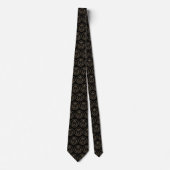 Cravate Trendy Lawyer Justice Scales Black Gold  Neck Tie (Devant)