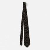 Cravate Trendy Lawyer Justice Scales Black Gold  Neck Tie (Dos)