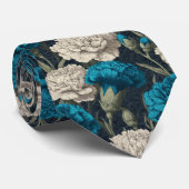 Cravate Trendy Mens Accessories Carnation Floral (Roulé)