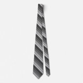Cravate Trendy Modern Space Gris Stripes (Devant)
