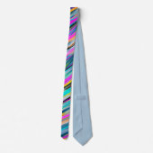 Cravate Trendy Multicolor Neon Psychedelic (Dos)