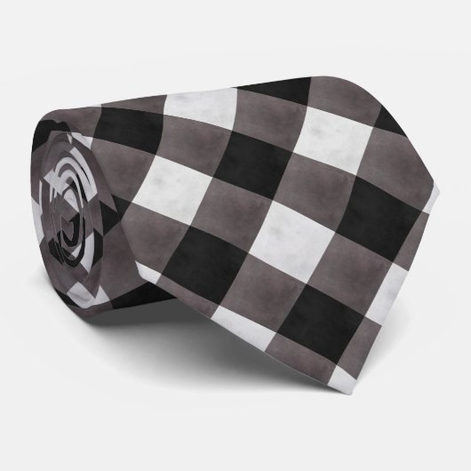 Cravate Trendy Tropical Foliage Vert Feuille Motif (Roulé)