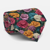 Cravate Trendy Valentine Gifts For Boyfriend Carnation Flo (Roulé)