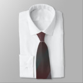 Cravate triangle gris bordeaux turquoise (Attaché)
