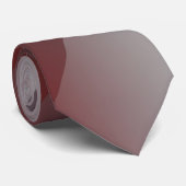 Cravate triangle gris bordeaux turquoise (Roulé)