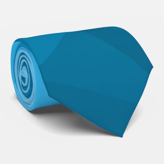 Cravate Triangle motif de maillage géométrique dégradé cya (Roulé)