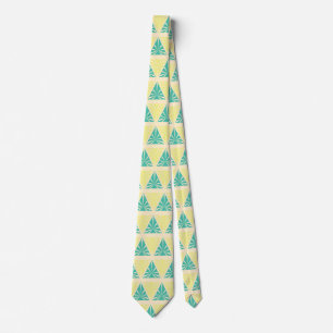 Cravate Triangle vert Motif par magasin