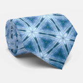 Cravate Triangles bleus (Roulé)