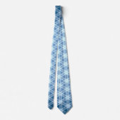 Cravate Triangles bleus (Dos)