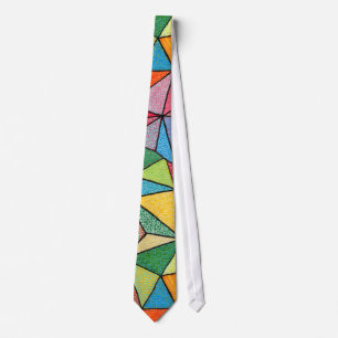 Cravate Triangles colorées