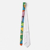 Cravate Triangles colorées (Dos)
