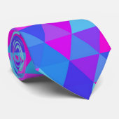 Cravate Triangles colorés (Roulé)