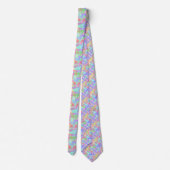 Cravate Triangles colorés cool Carré Motif (Dos)