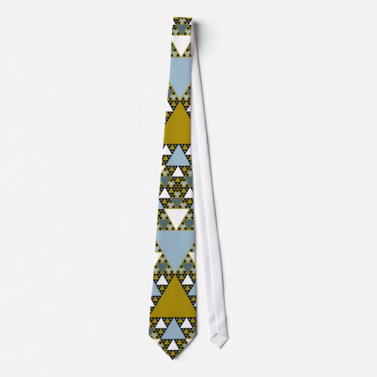 Cravate Triangles de Sierpinski (Devant)