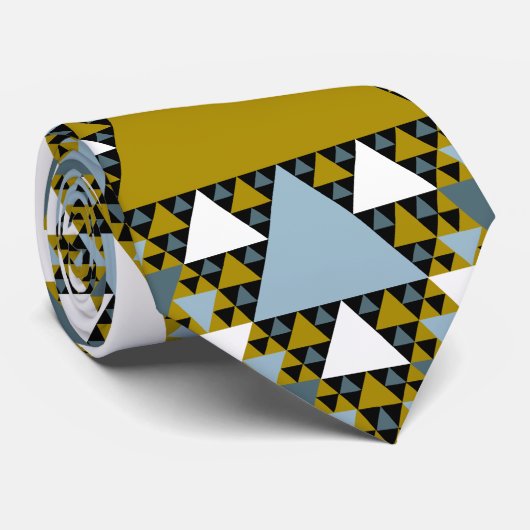 Cravate Triangles de Sierpinski (Roulé)