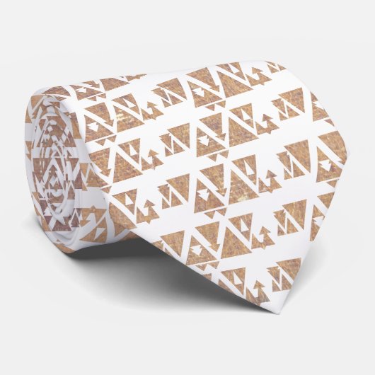 Cravate Triangles et flèches (Roulé)