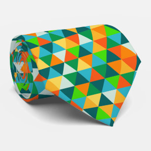 Cravate Triangles géométriques/ajustables PixDezines