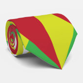 Cravate Triangles géométriques colorés (Roulé)