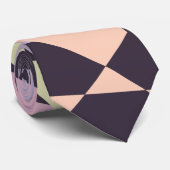 Cravate triangles géométriques de bloc élégant de couleur (Roulé)