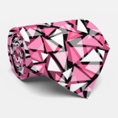 Cravate triangles géométriques sans couture formes (Roulé)
