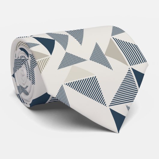 cravate triangles moderne (Roulé)