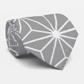 Cravate Triangles Motif de style Art déco en eau douce (Roulé)