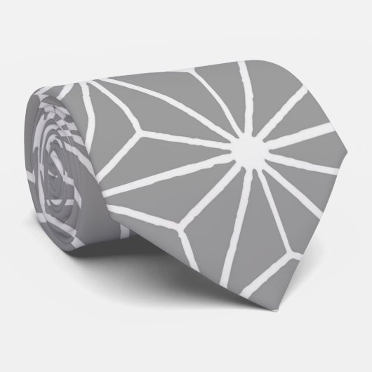 Cravate Triangles Motif de style Art déco en eau douce (Roulé)