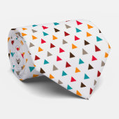 Cravate - Triangles multicolores (Roulé)