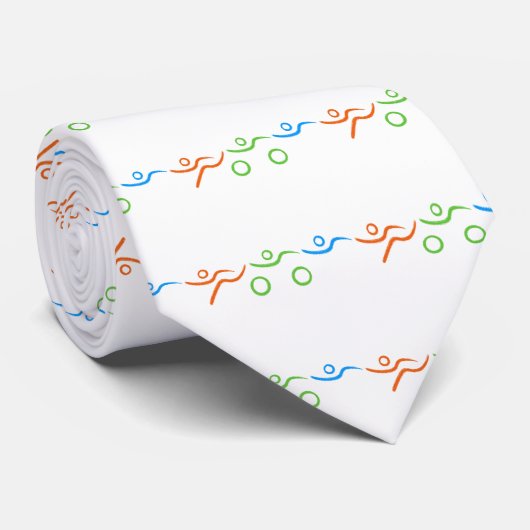 Cravate Triathlon cool et design unique (Roulé)