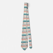Cravate Tribal Earth Tone Celestial Stripe - Astrologie (Devant)