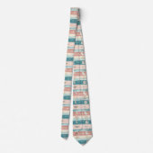 Cravate Tribal Earth Tone Celestial Stripe - Astrologie (Dos)