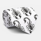 Cravate tribal-scorpion, tribal-scorpion, tribal-scorpi… (Roulé)