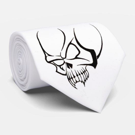 cravate tribale de crâne (Roulé)