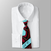 Cravate tribale personnalisée de plume (Attaché)