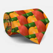 Cravate tricolore de poivrons (Roulé)