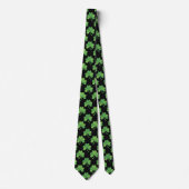 Cravate Tricolore vert de la Saint-Patrick pour homme (Devant)