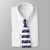 Cravate Tricot Drapeau de Tristan da Cunha (Attaché)