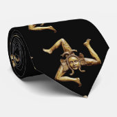 Cravate Trinacria sicilienne (Roulé)